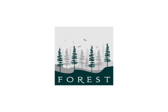 Download Vintage Pine Cedar Trees Forest Design - Vintage pine Collection