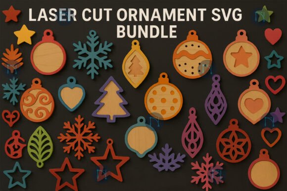 Download Laser Cut Christmas Ornament SVG Bundle - Premium Resources