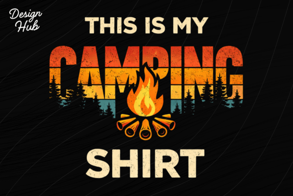 Download Camping Life Retro PNG T-Shirt Design - Retro png Collection